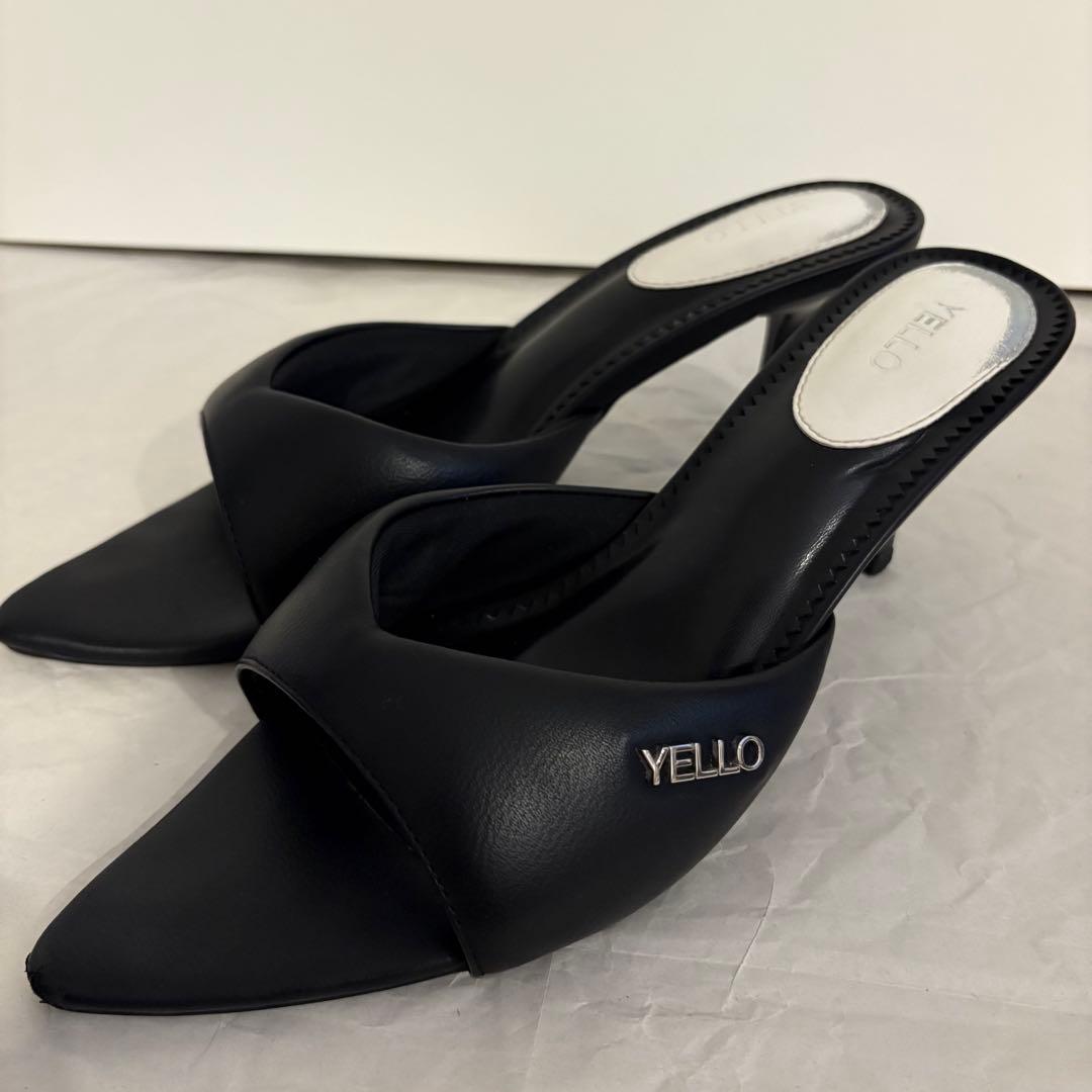 YELLO イエロ　ONYX SANDALS ブラック ミュール