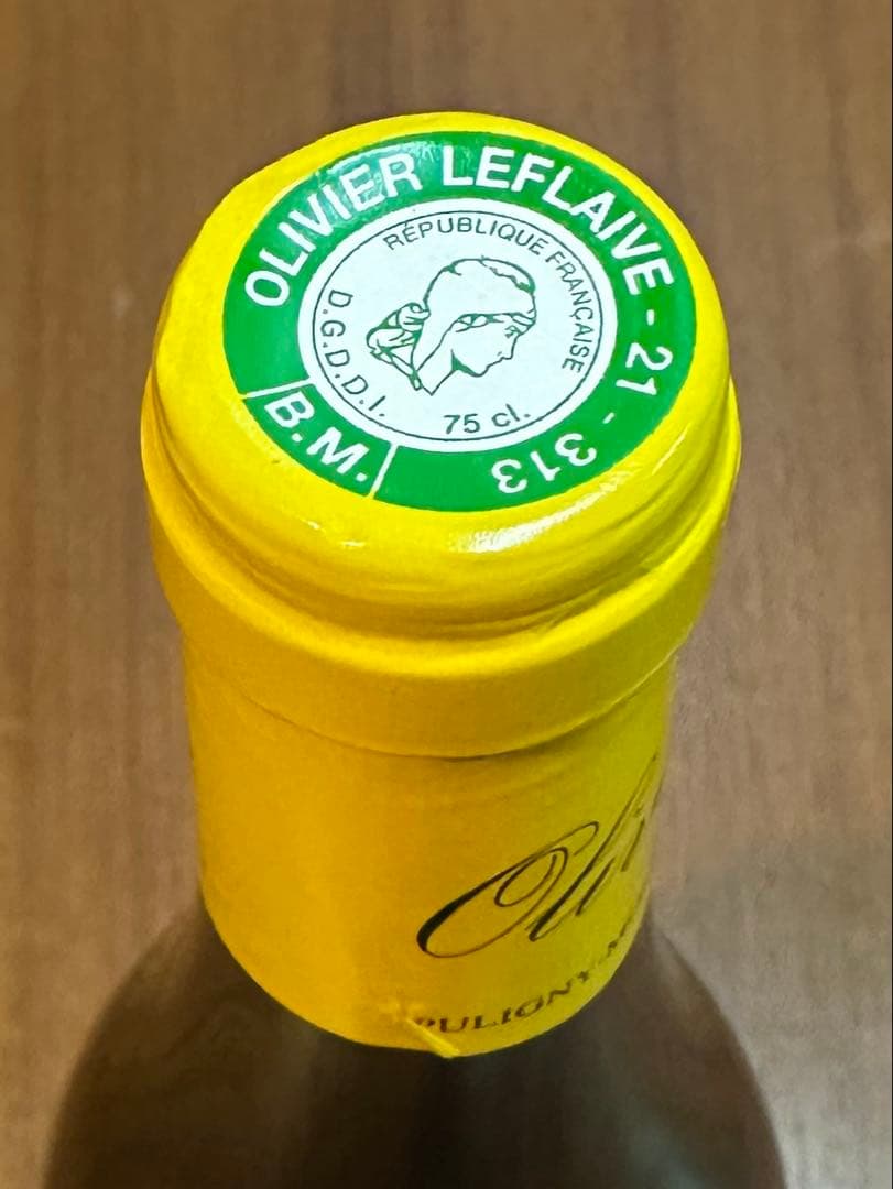 オリヴィエ・ルフレーヴ　コルトン・シャルルマーニュ グラン・クリュ 2001 白