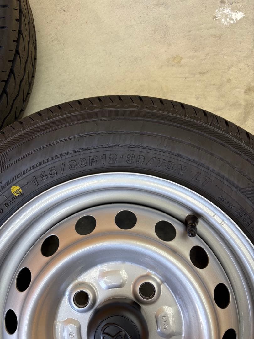 YOKOHAMA 145/80R12 タイヤホイール4本セット