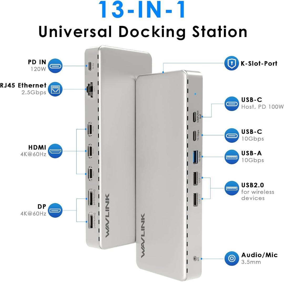 【新品・未使用】WAVLINK DisplayLink ドッキングステーション