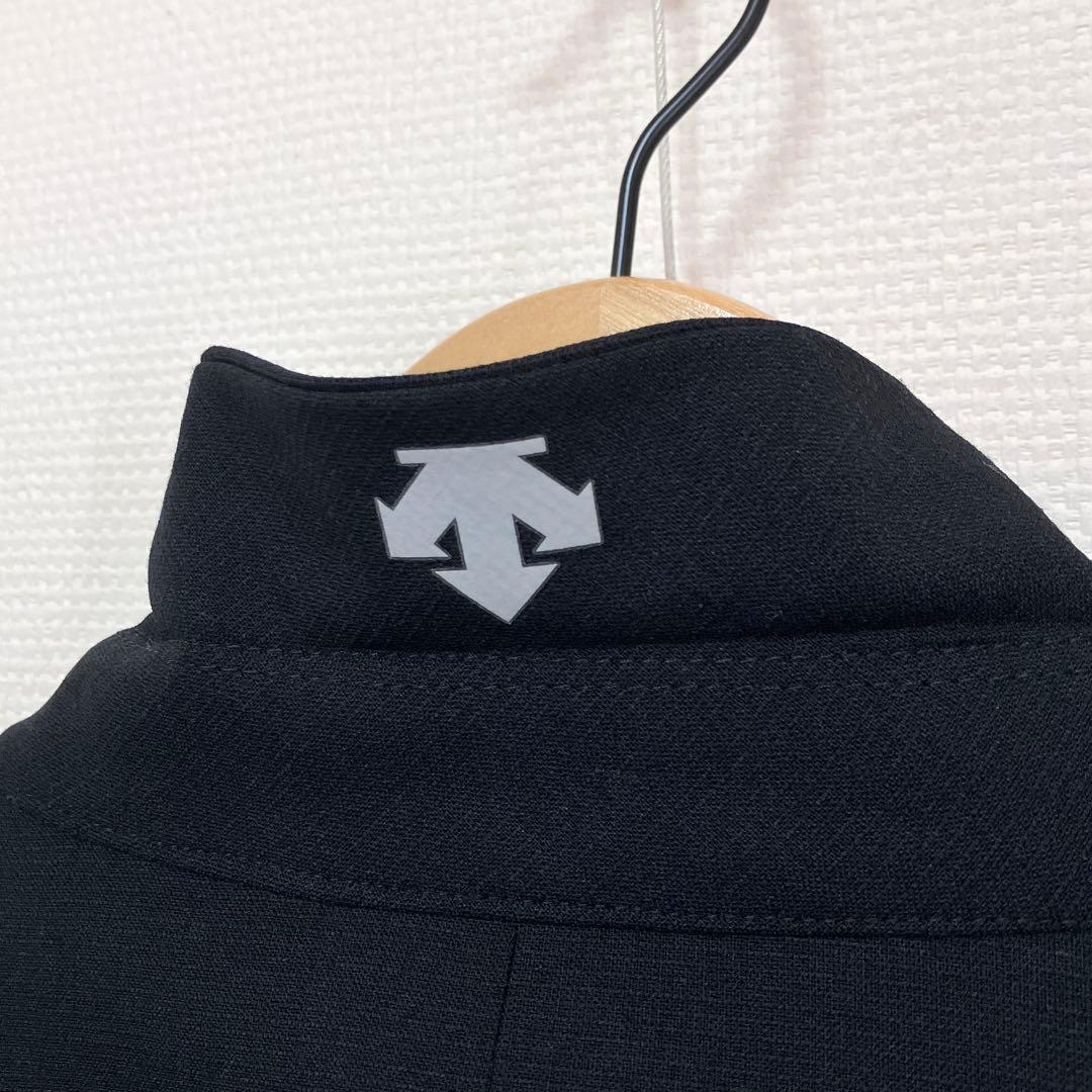 未使用級 デサント ウォッシャブル スーツ 3ピース 高機能繊維 ブラック XL