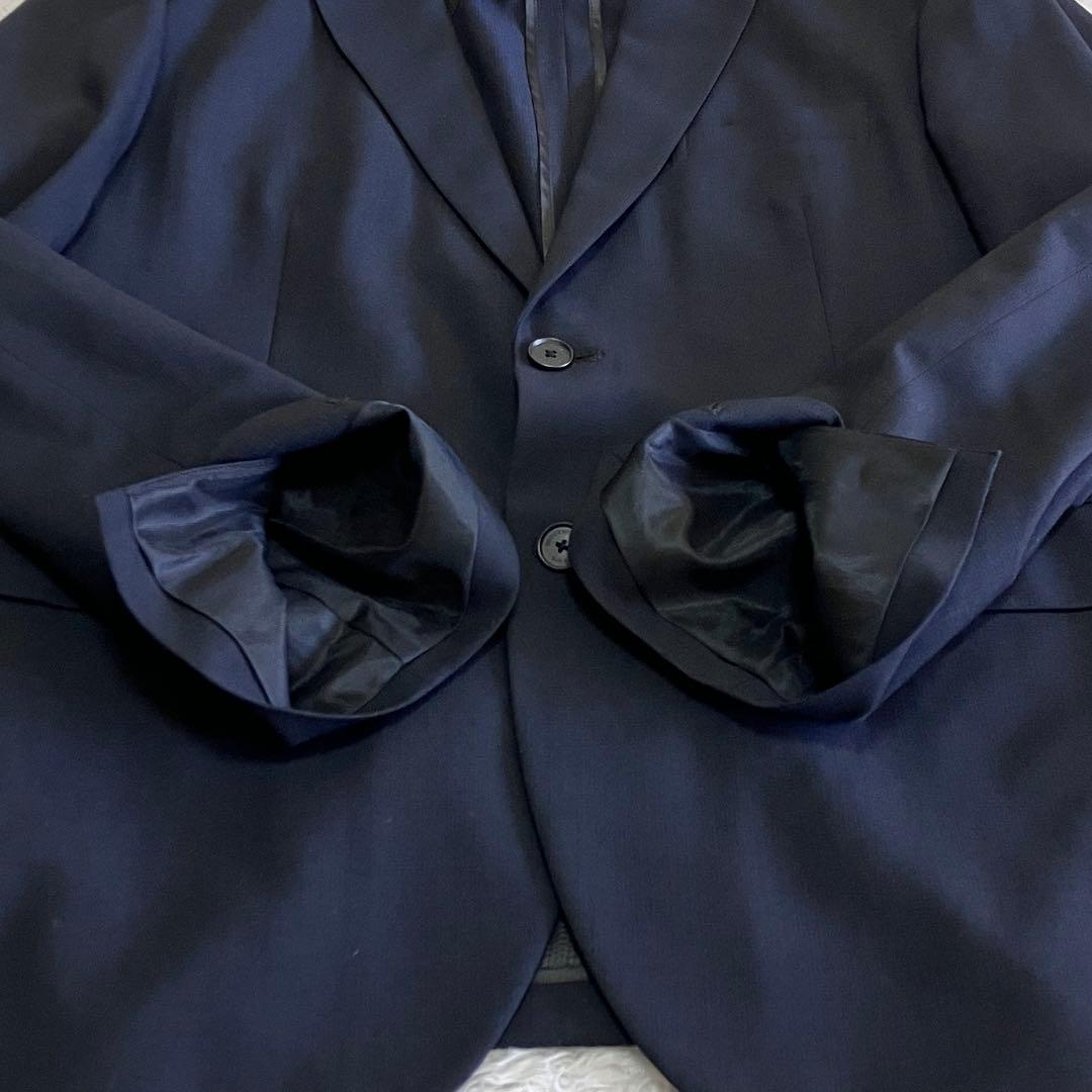 未使用級 デサント ウォッシャブル スーツ 3ピース 高機能繊維 ブラック XL