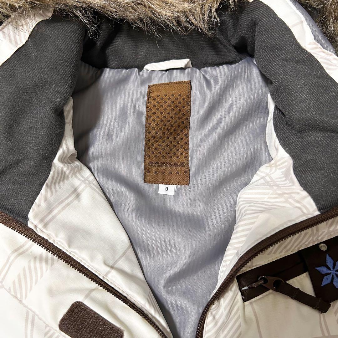 【美品】KASTLE ケスレ スキー スノーボード ウェア ホワイトM