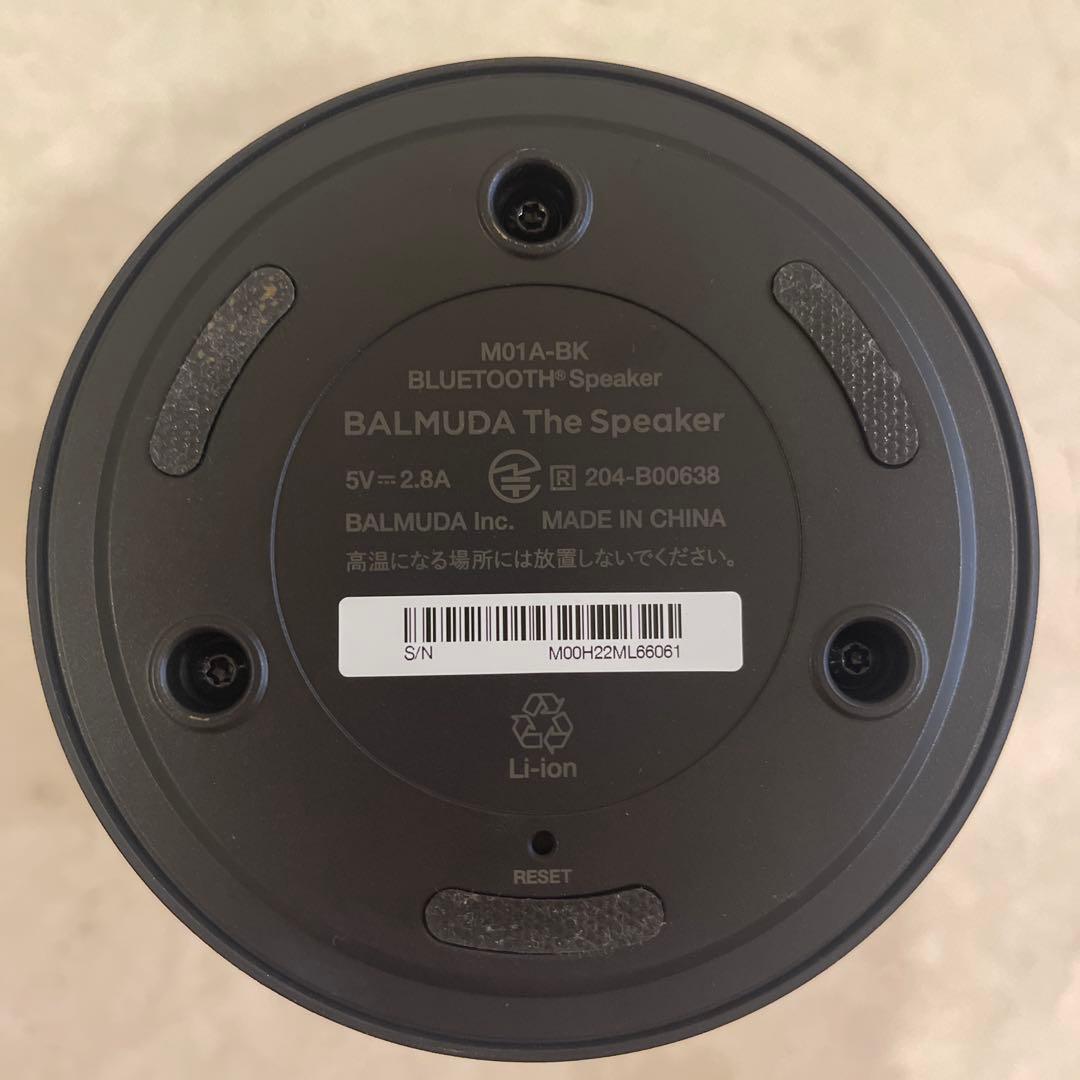 BALMUDA ワイヤレススピーカー M01A-BK バルミューダ