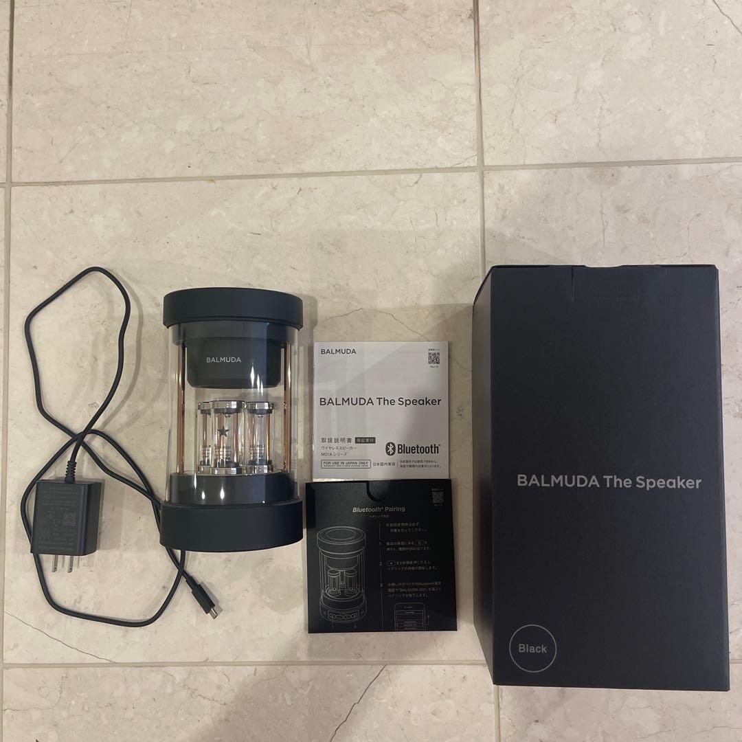 BALMUDA ワイヤレススピーカー M01A-BK バルミューダ