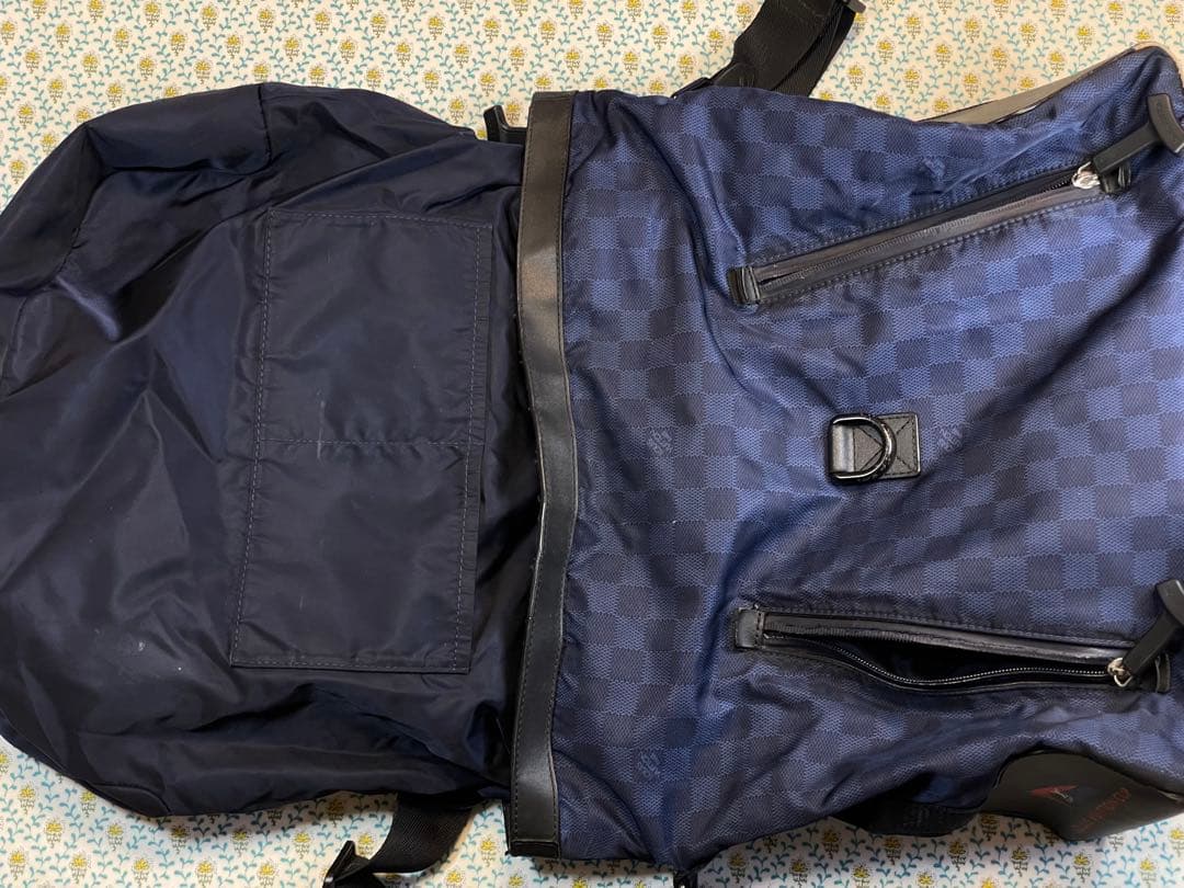 ジ*ニ様 LV ルイヴィトン　ダミエ　チャレンジカップ　ソラーノ ネイビー　N4