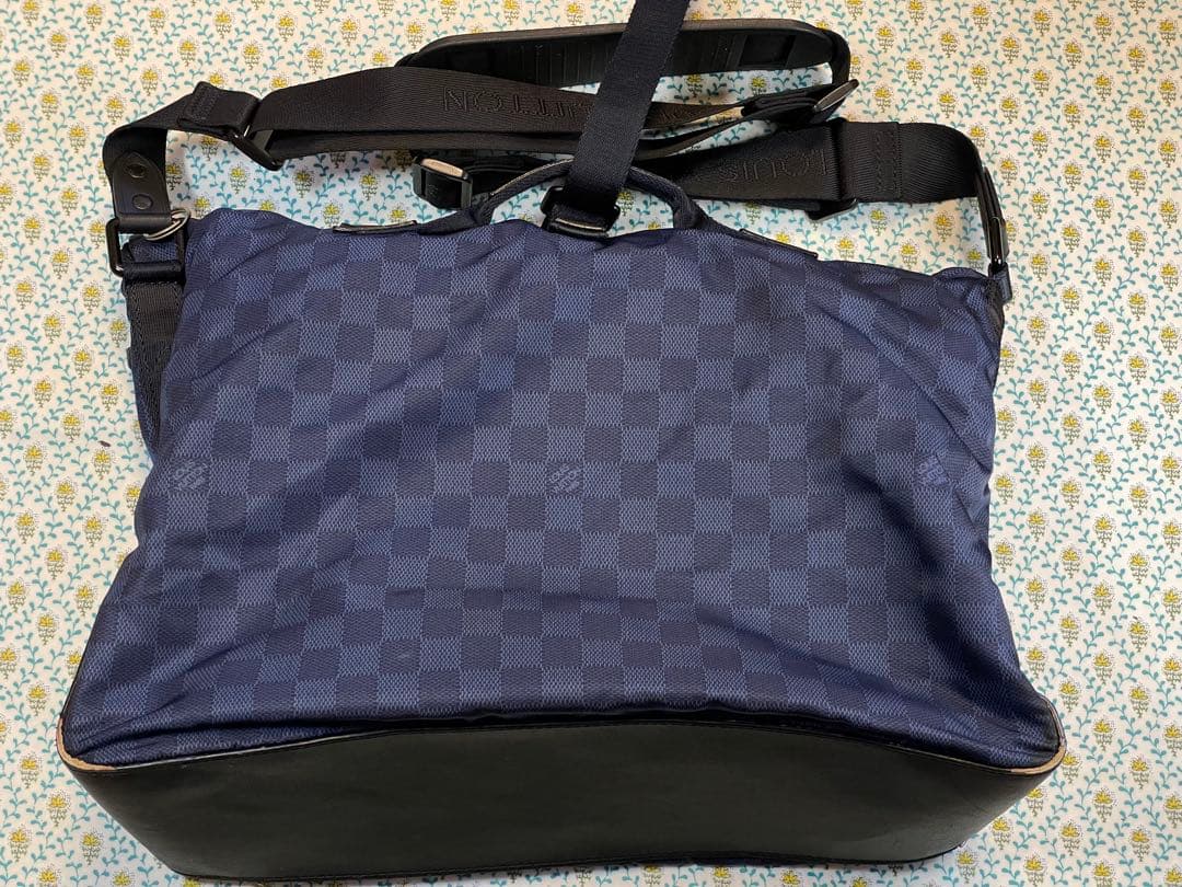 ジ*ニ様 LV ルイヴィトン　ダミエ　チャレンジカップ　ソラーノ ネイビー　N4