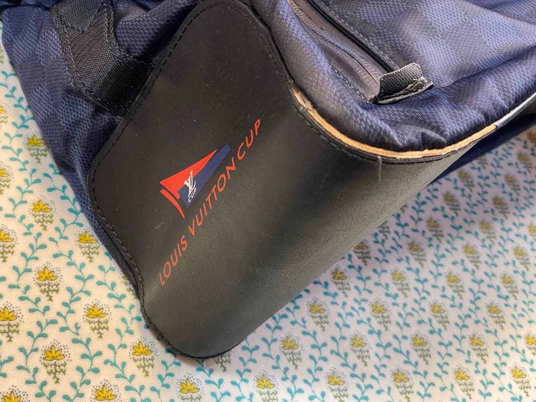 ジ*ニ様 LV ルイヴィトン　ダミエ　チャレンジカップ　ソラーノ ネイビー　N4