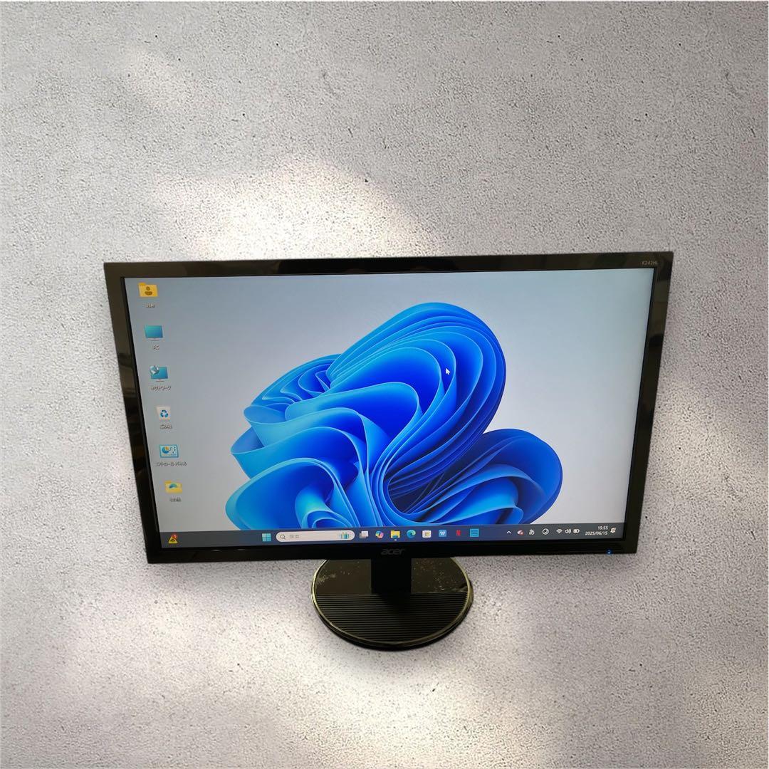 Acer 24インチモニター 2台　K242HL HDMI FHD 20年購入