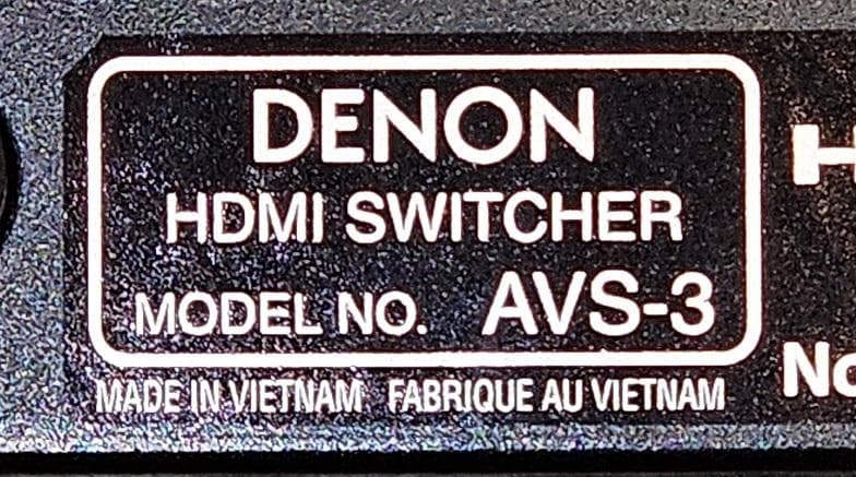 【8K対応 HDMIセレクター】DENON AVS-3