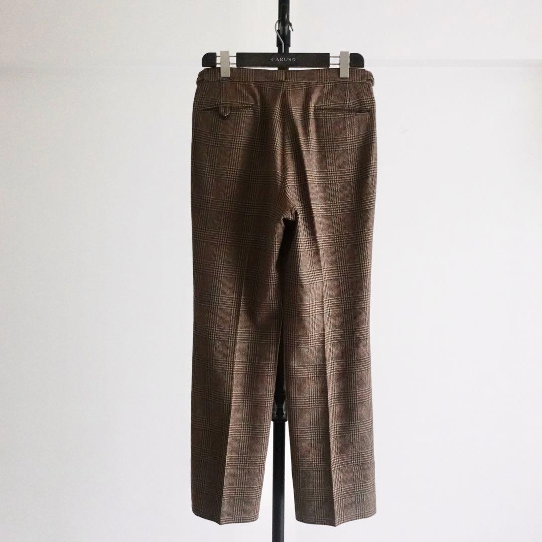 Polo RalphLauren グレンチェック　サイドアジャスタートラウザーズ