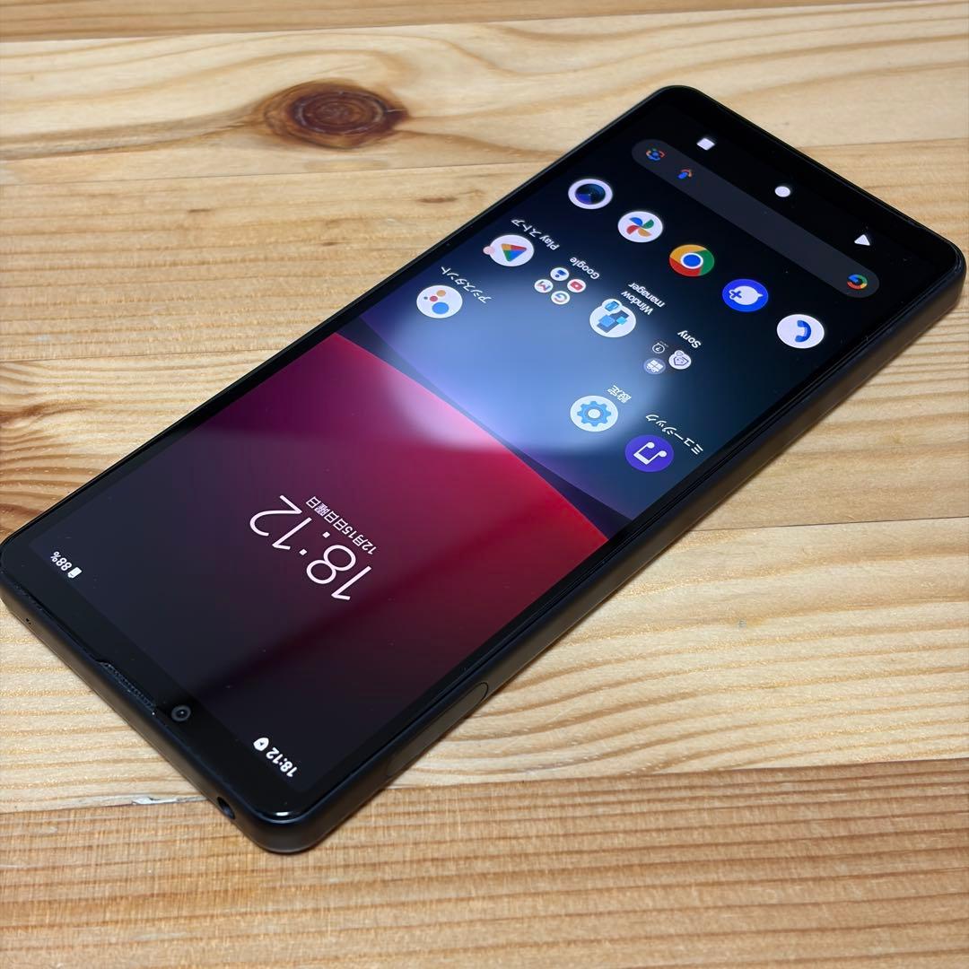 13363 SIMフリー Xperia 10 IV SOG07 ブラック 完済済
