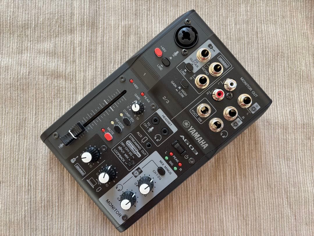 Yamaha AG03MK2 オーディオインターフェイス