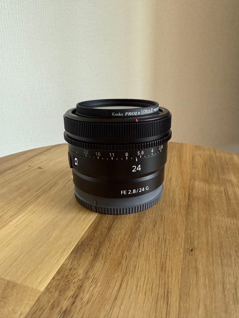 ほぼ新品SONY FE24mm F2.8G SEL24F28G 保護フィルター付