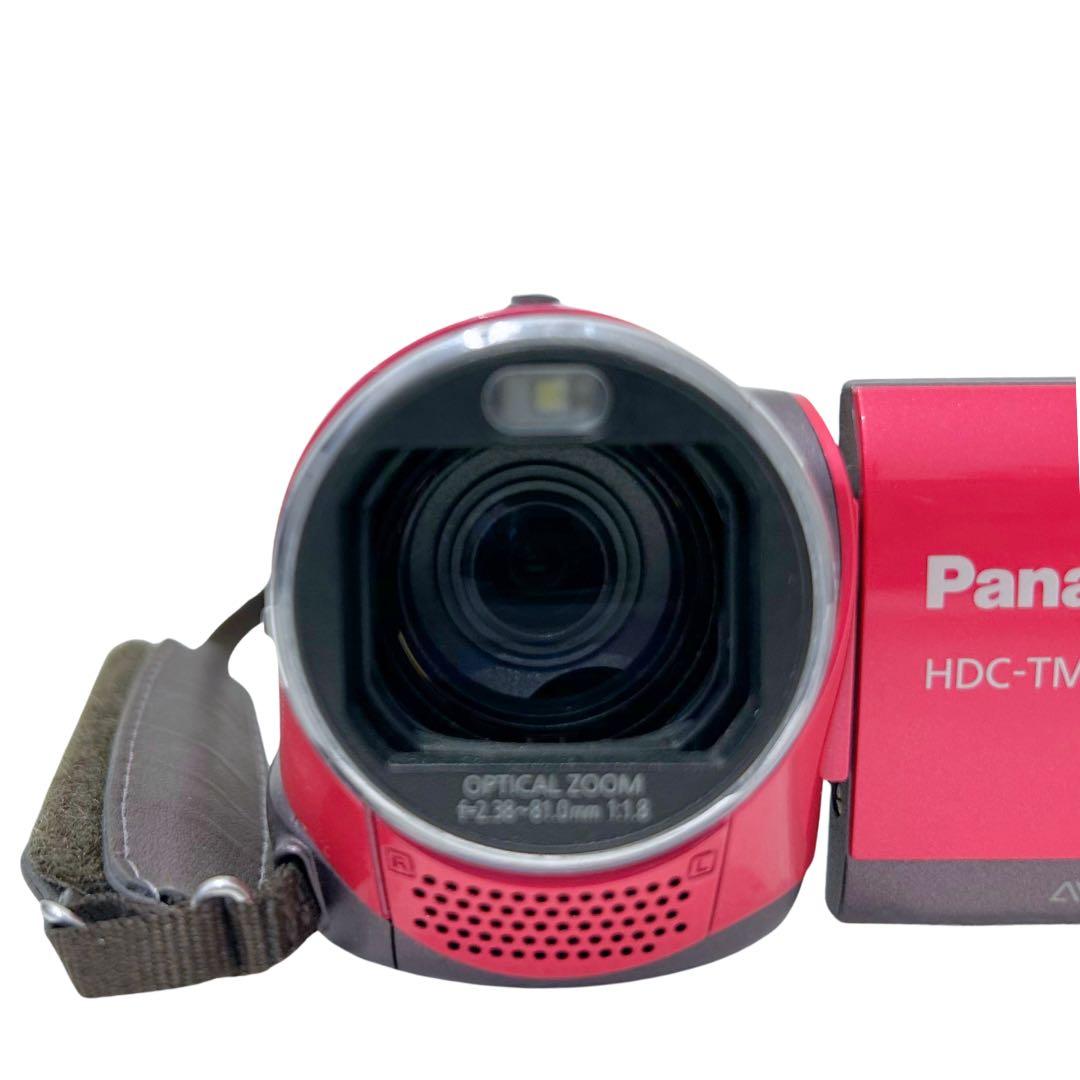 【美品】Panasonic HDC-TM45 レッド／ビデオカメラ32 GB内蔵