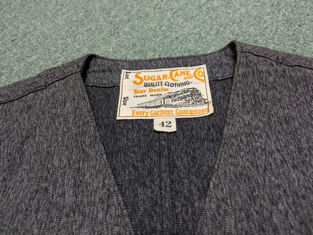 シュガーケーン SUGARCANE SC12795 9oz. ワークベスト