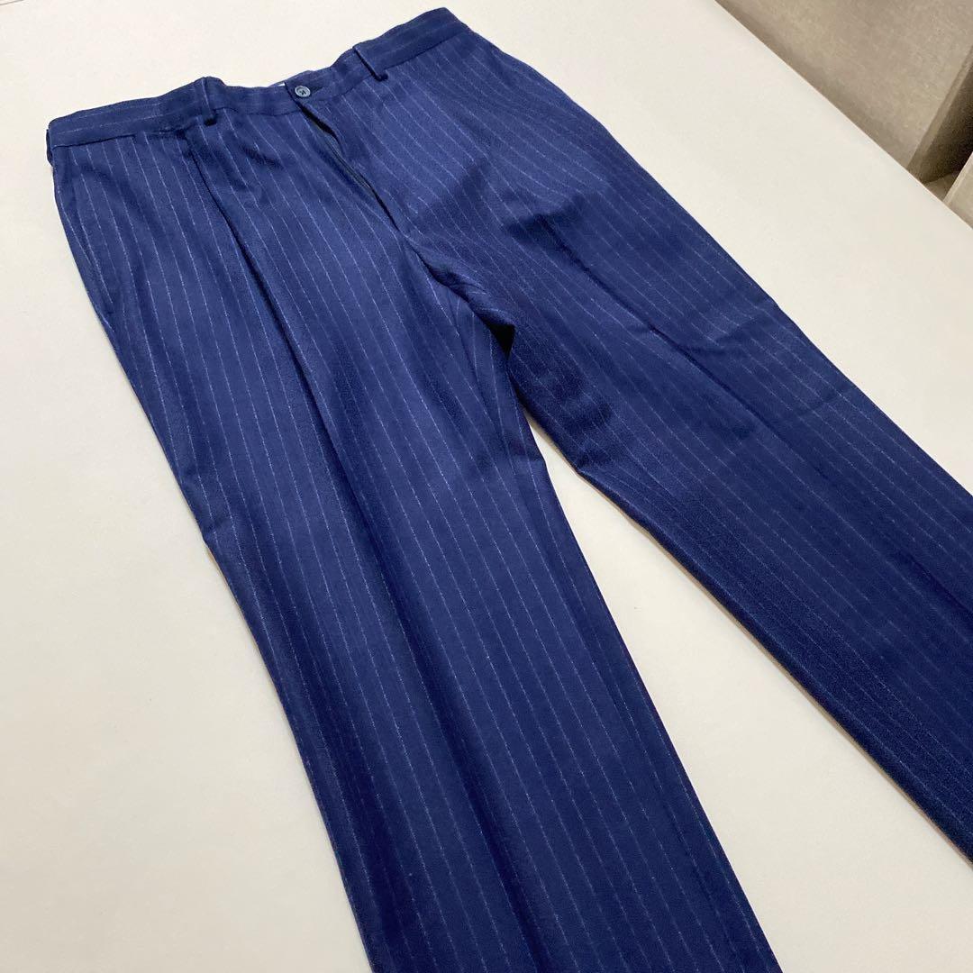 美品 dunhill ダンヒル ST.JAMES セットアップ スーツ ネイビー