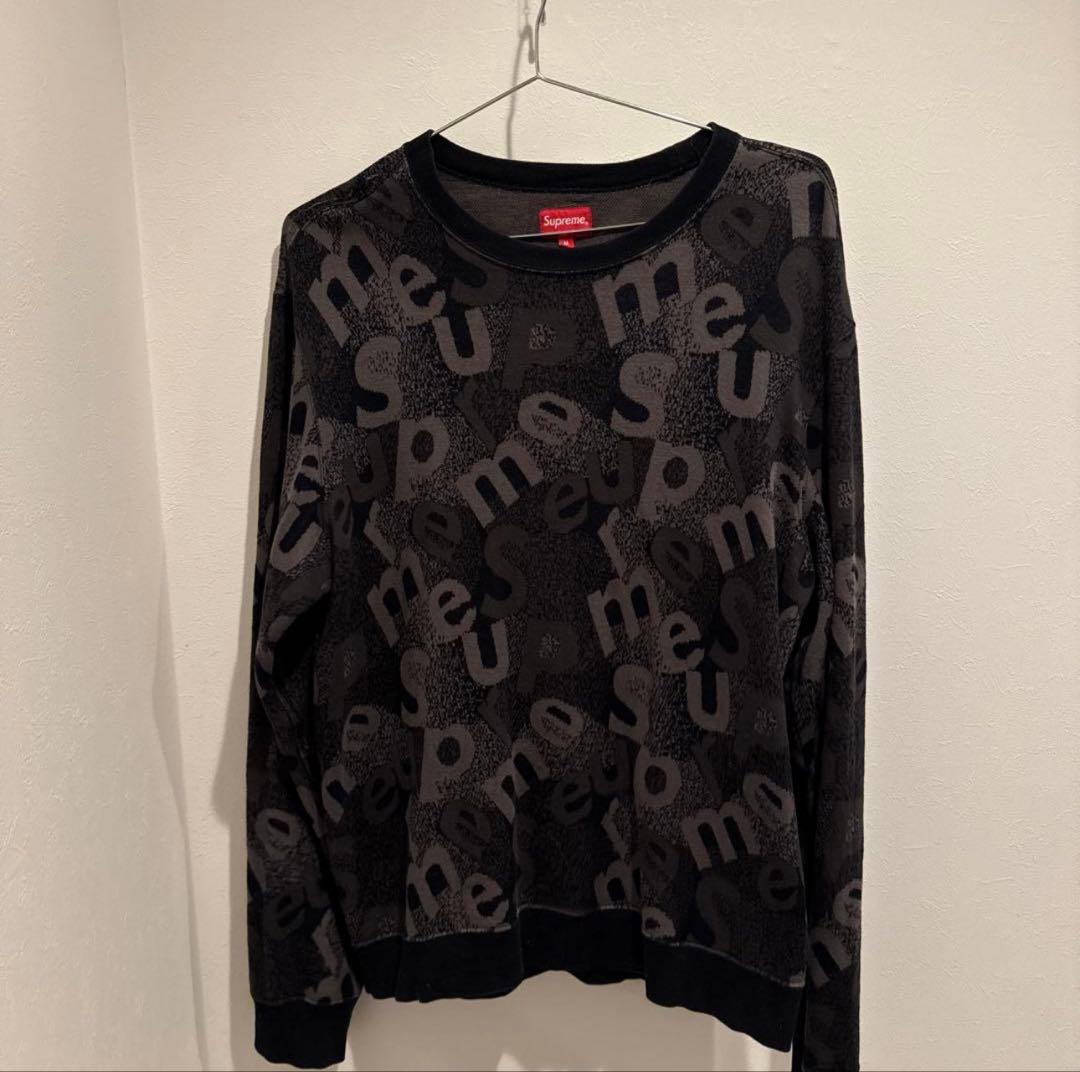 Supreme ブラック トレーナー M