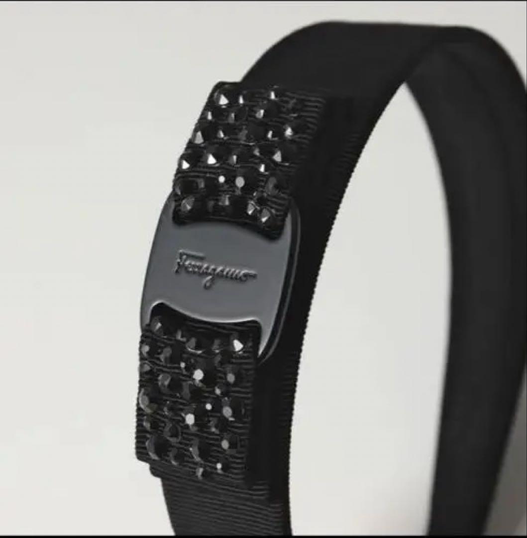 Salvatore Ferragamo ブラック カチューシャ新品未使用
