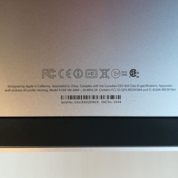 iMac 21.5-inch, Late 2012+純正SuperDrive付