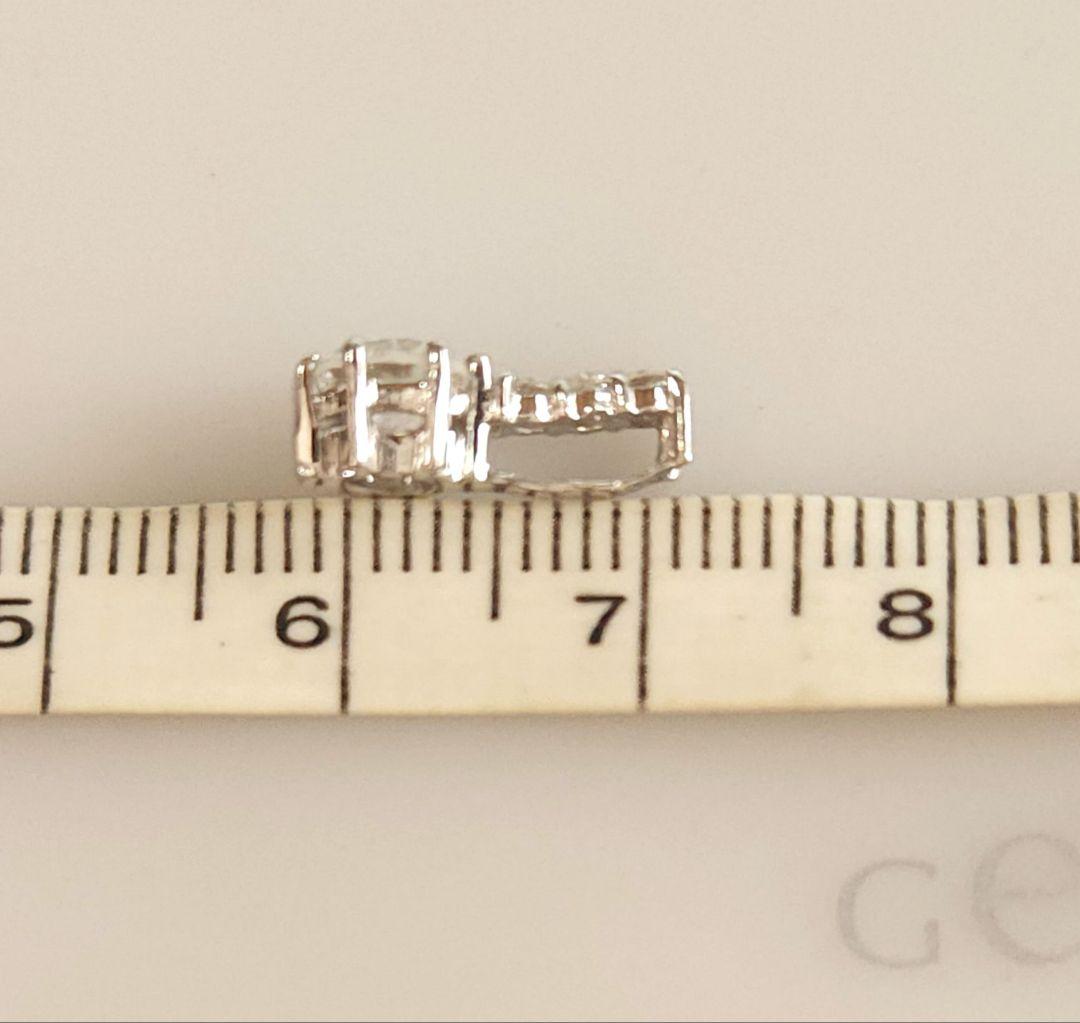 pt ダイヤモンド ペンダントトップ 0.595ct・0.10ct