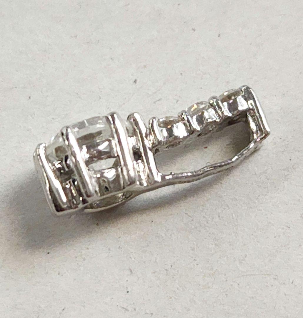 pt ダイヤモンド ペンダントトップ 0.595ct・0.10ct