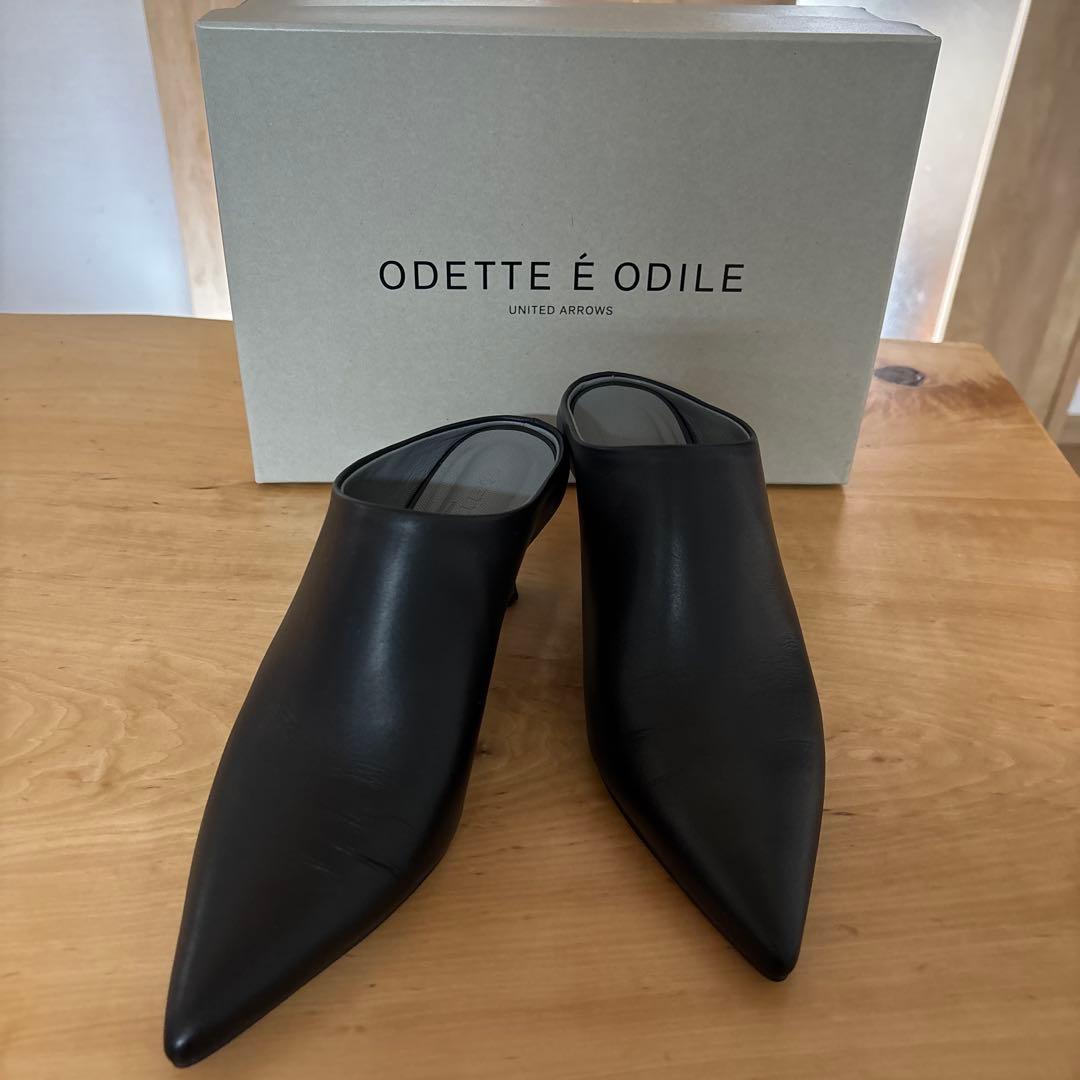 ODETTE E ODILE オデットエオディール ミュール 黒 22.5 新品