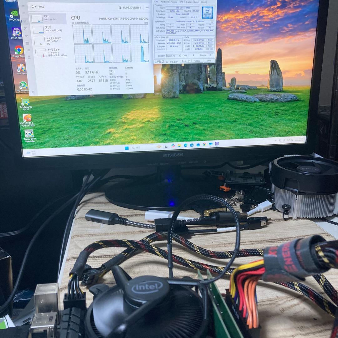 【動作品】Core i7-9700 本体のみ／動作確認済み