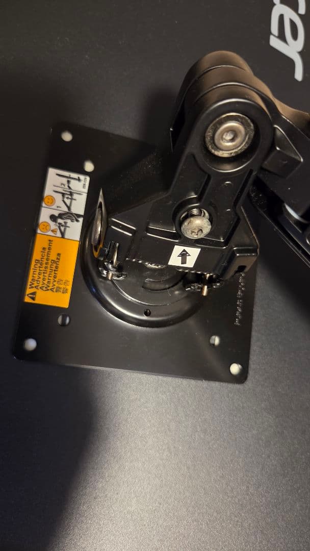 Acer 23.8型 IPSモニター＆Amazonベーシックモニターアームセット