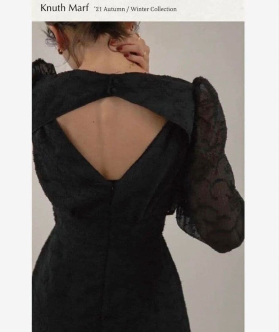 Knuth Marf バックオープンロングドレス