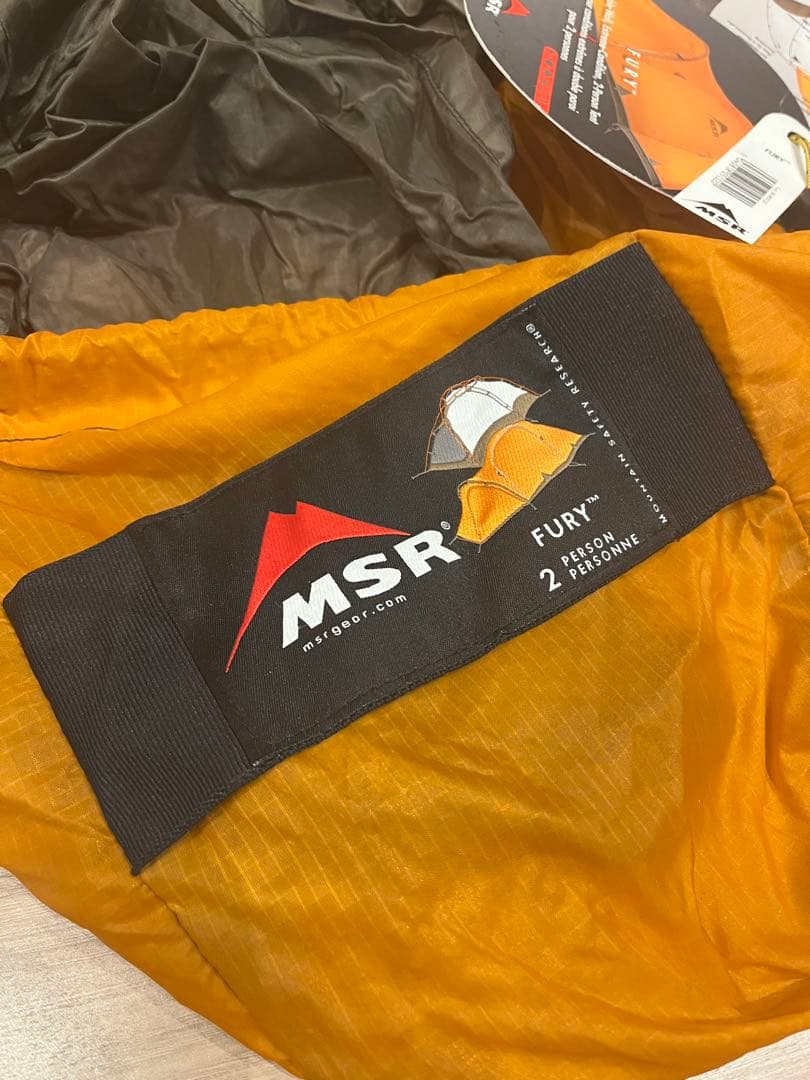 【MSR FURY】生産終了モデル 山岳用テント ２人用　未使用品　②