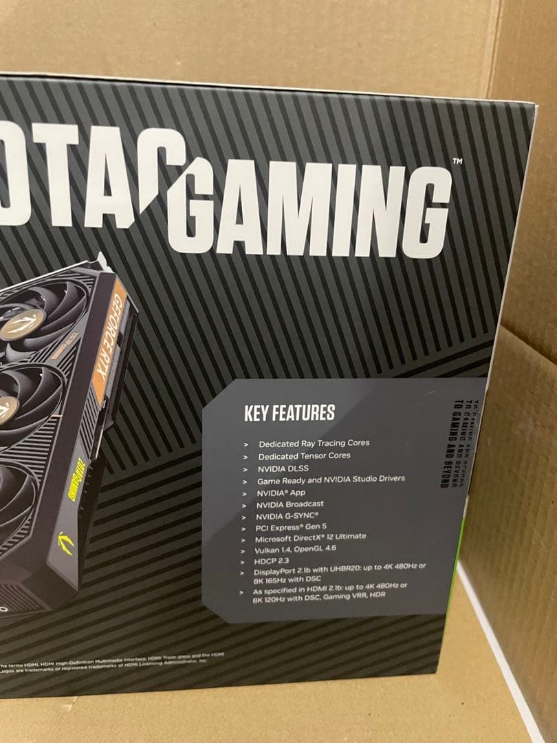 ZOTAC GAMING GeForce RTX 5070 グラフィックスボード