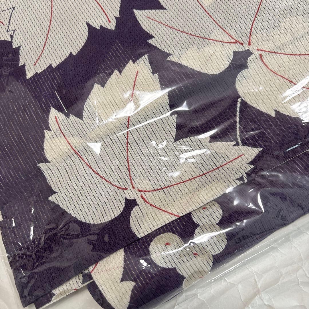3*e様 新品　ふりふ　紫織庵　葡萄紋　浴衣セット