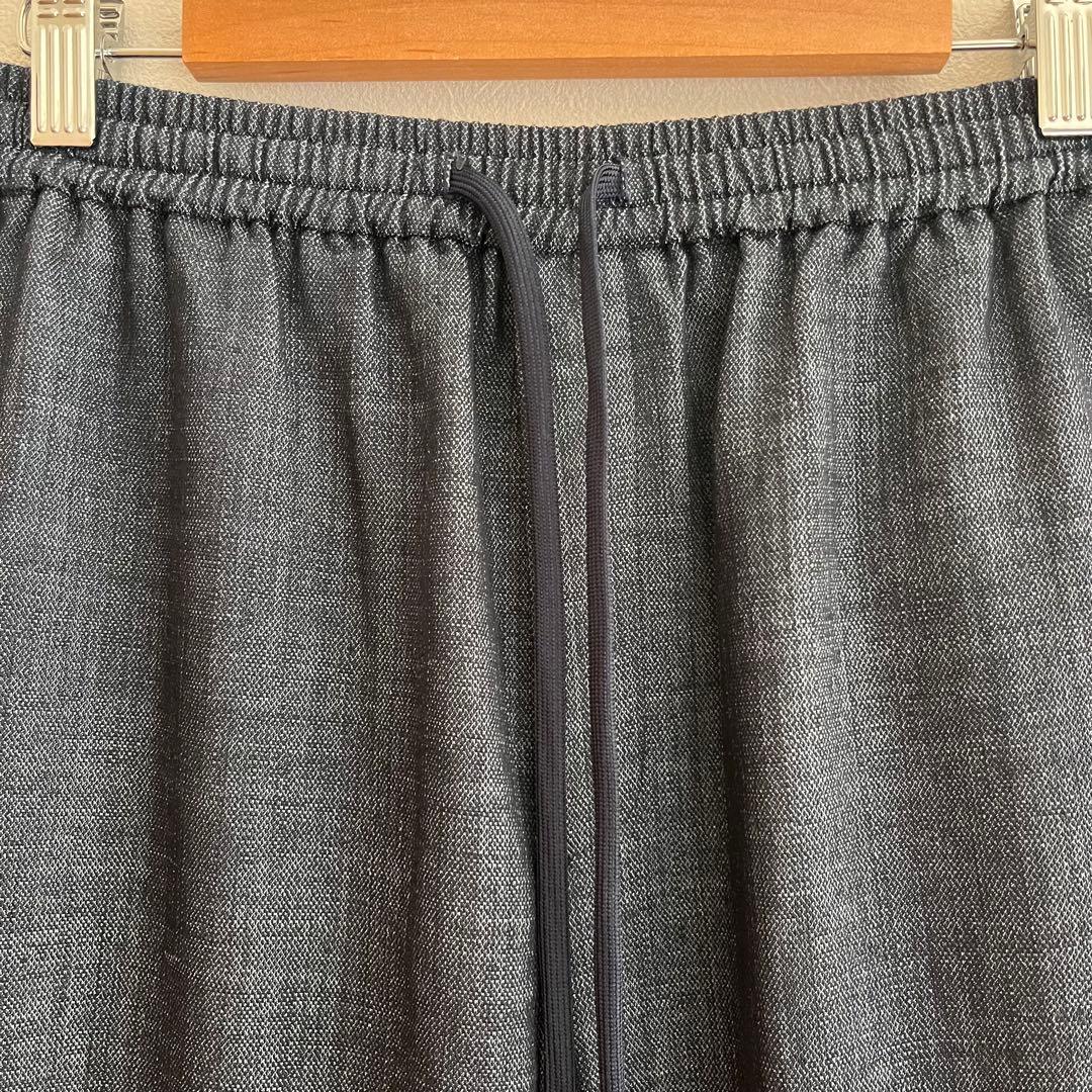 定価2.3万 ビアズリー オックストラックパンツ ウエストゴム 近年 手洗い可