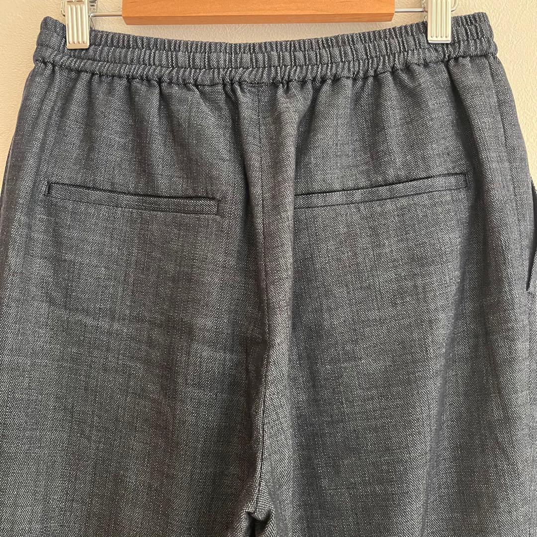 定価2.3万 ビアズリー オックストラックパンツ ウエストゴム 近年 手洗い可