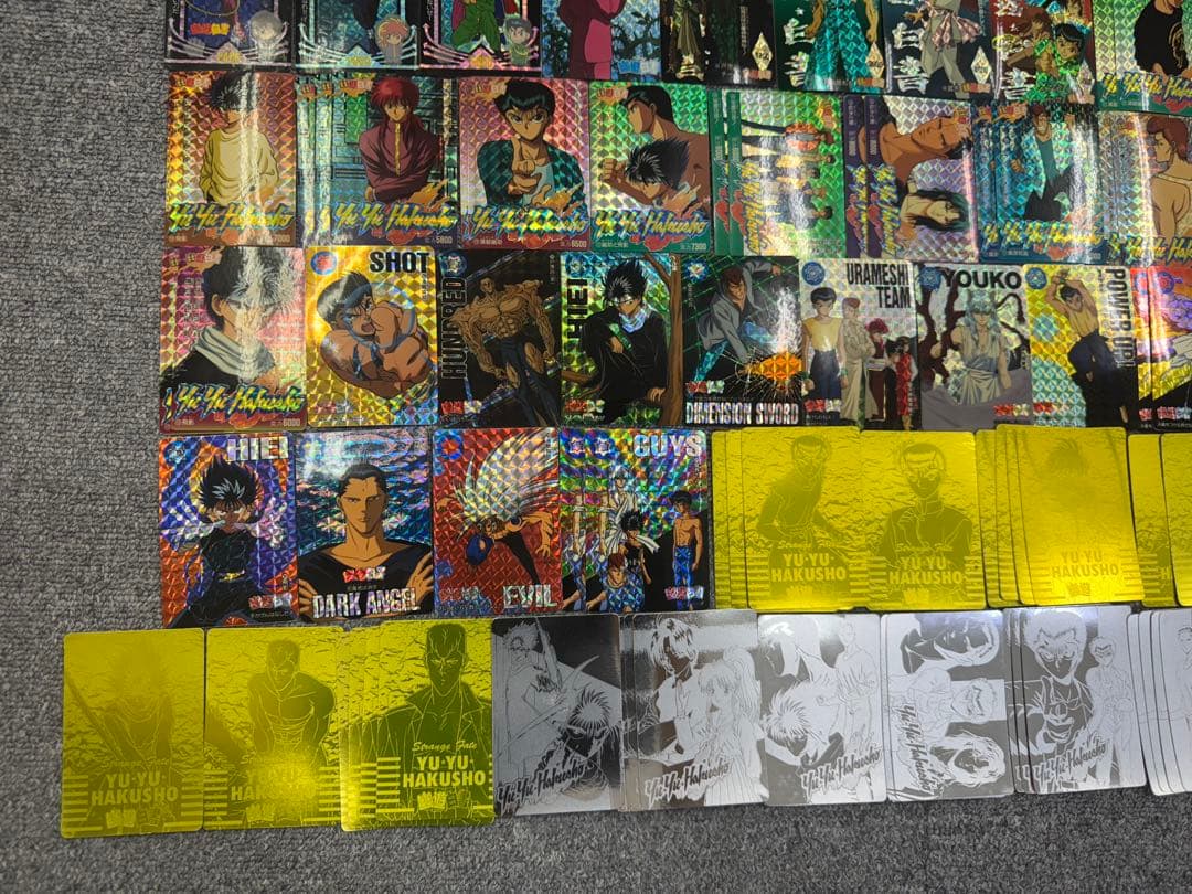 幽遊白書　カードダス　アマダ　エンボスカード　372枚