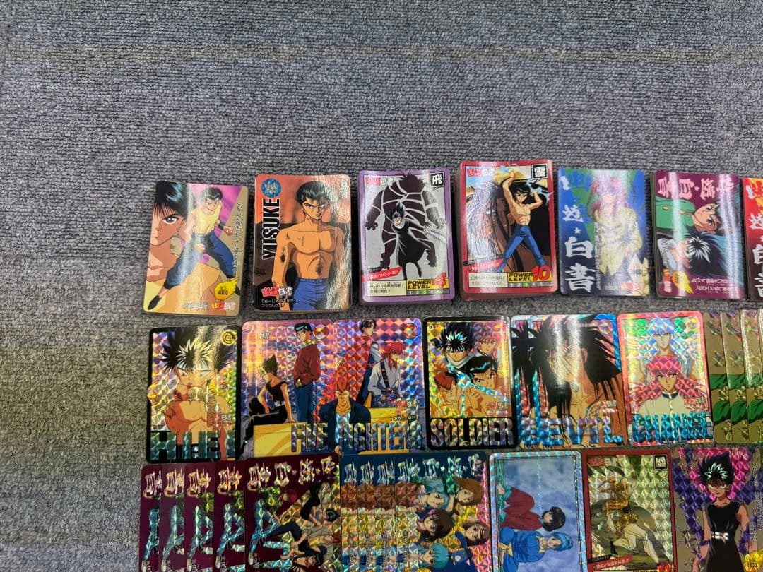 幽遊白書　カードダス　アマダ　エンボスカード　372枚