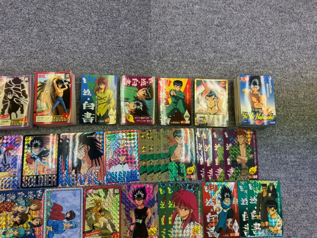 幽遊白書　カードダス　アマダ　エンボスカード　372枚