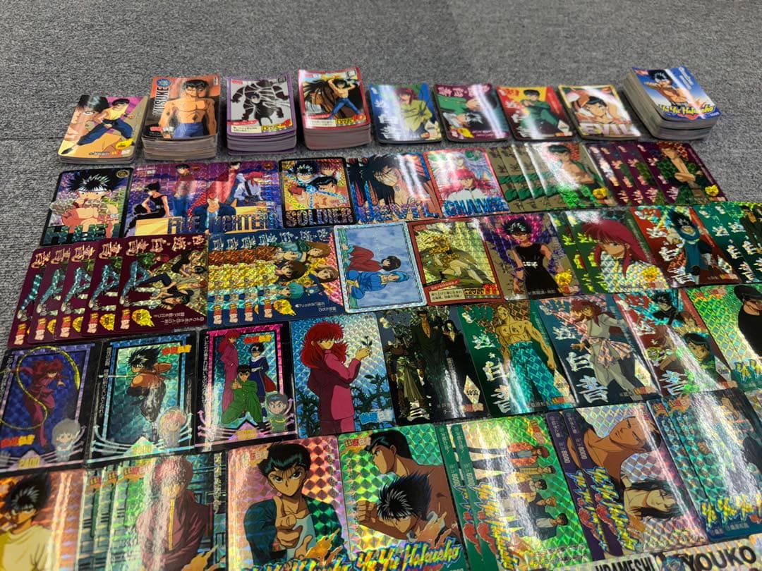 幽遊白書　カードダス　アマダ　エンボスカード　372枚