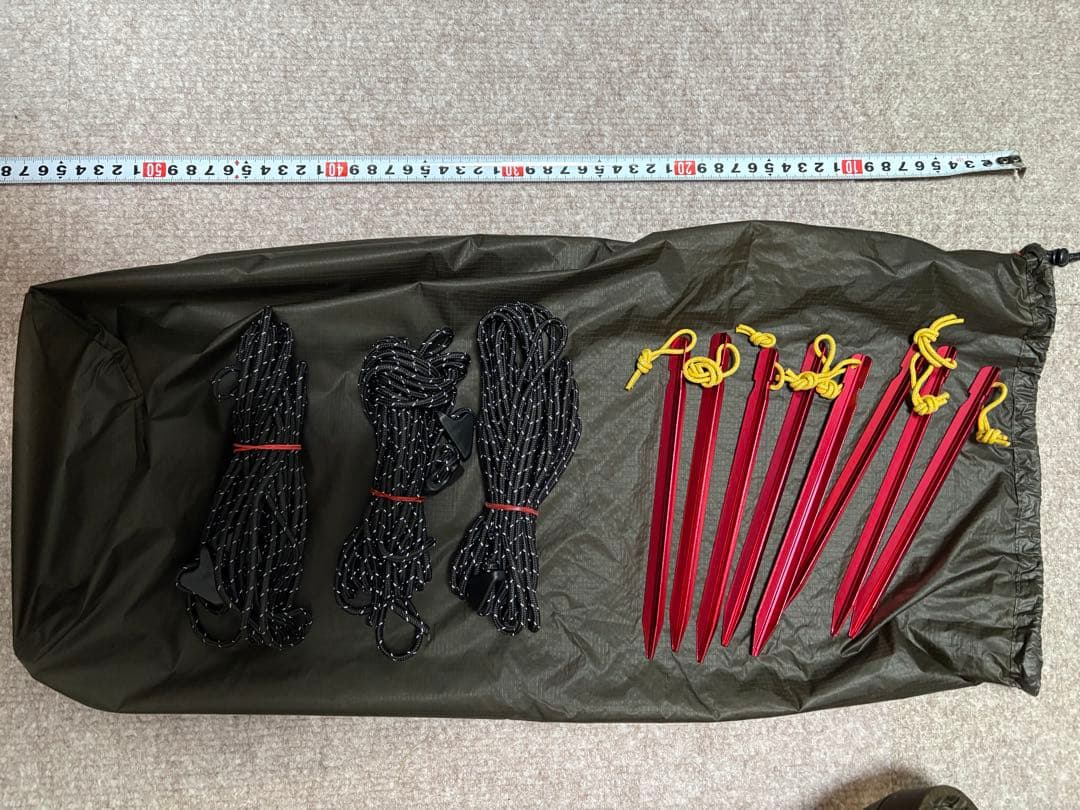 【Unafreely】 シルナイロン ワンポールテント（ダークブラウン）