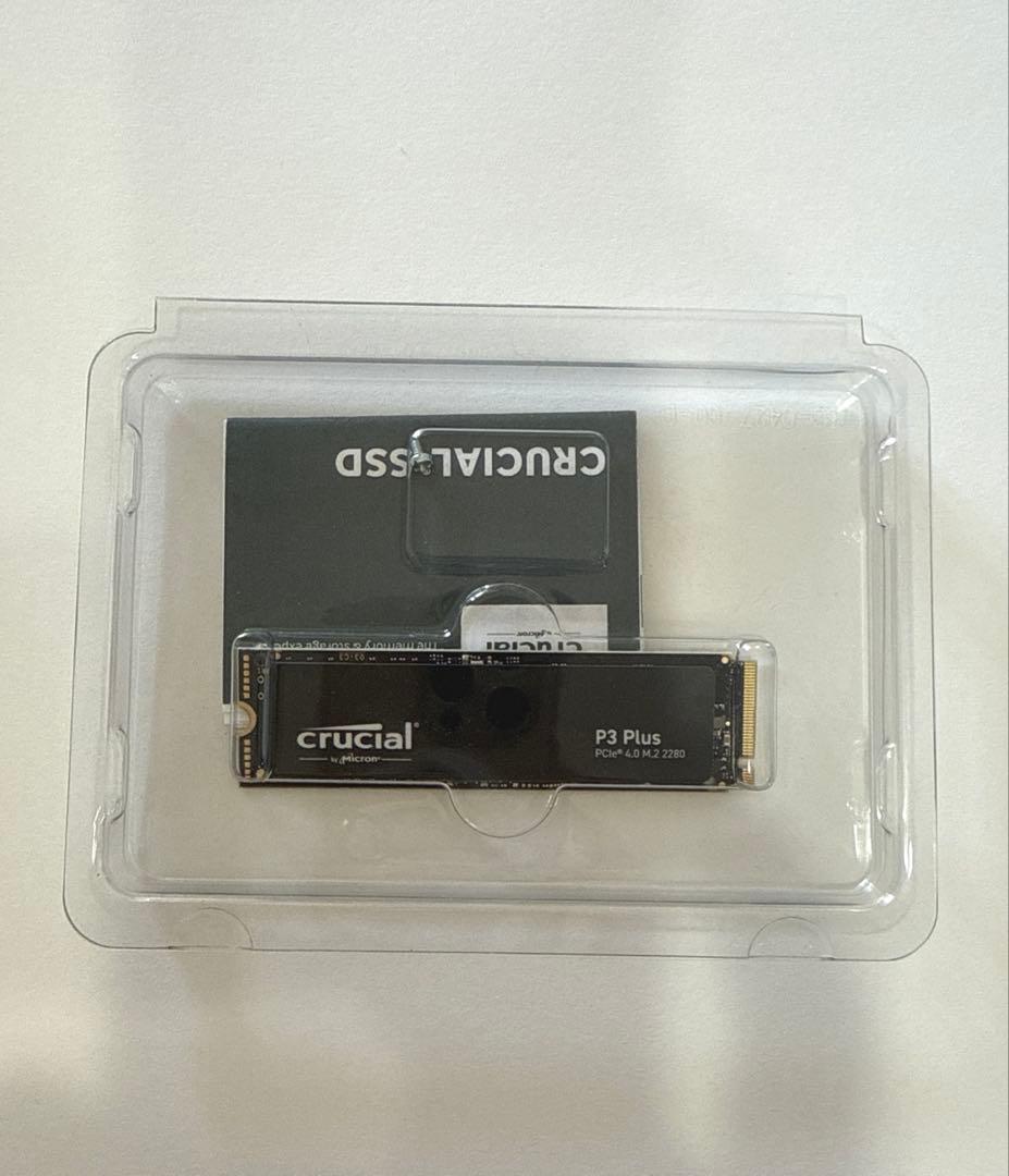 メモリー Crucial PCIe 4.0NVMe M.2 2280 SSD 5000MB