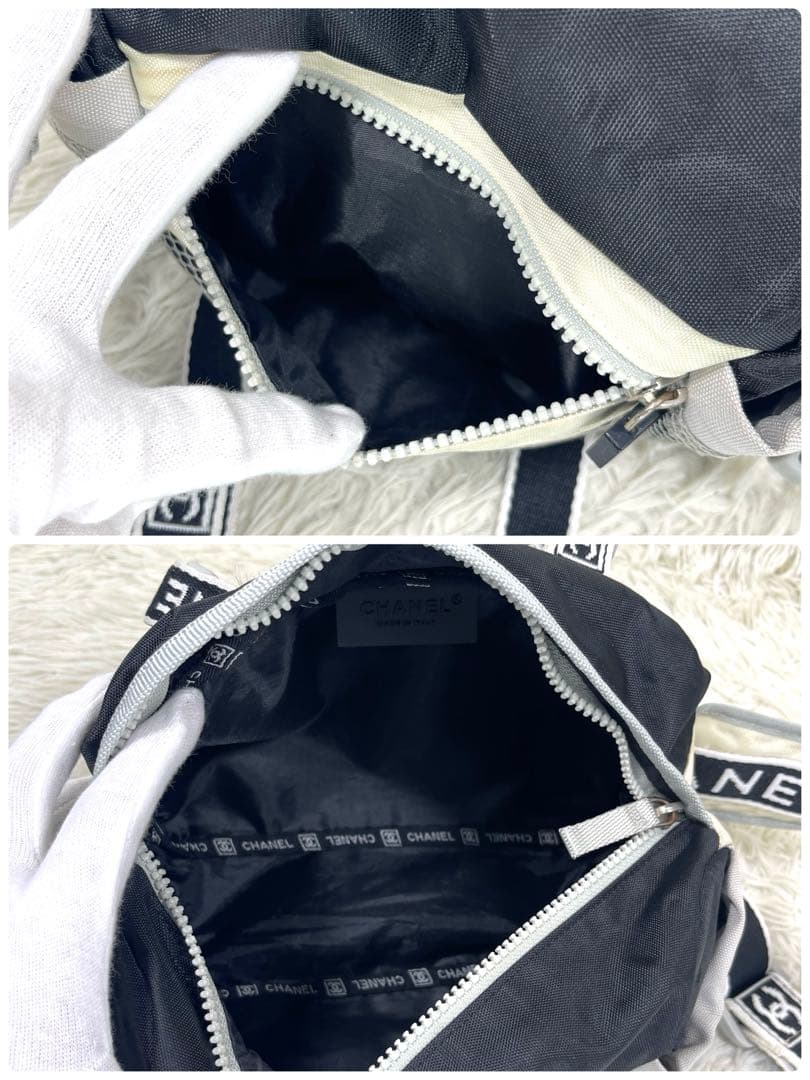 CHANEL シャネル　ボディバッグ　スポーツライン　ナイロン　ヴィンテージ