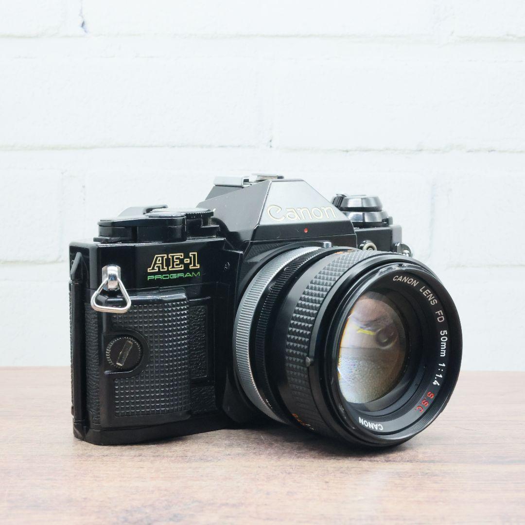 【完動品】AE-1 P black / FD 50mm F1.4 S.S.C.