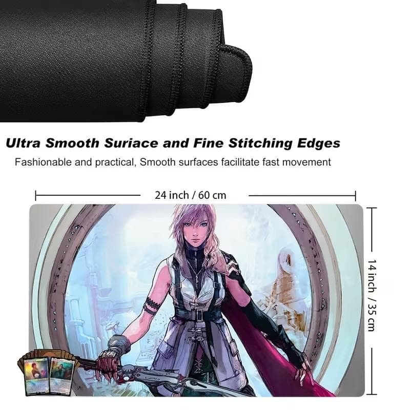 ファイナルファンタジー13ライトニングゲーム大人気プレイマットFF13コレクター