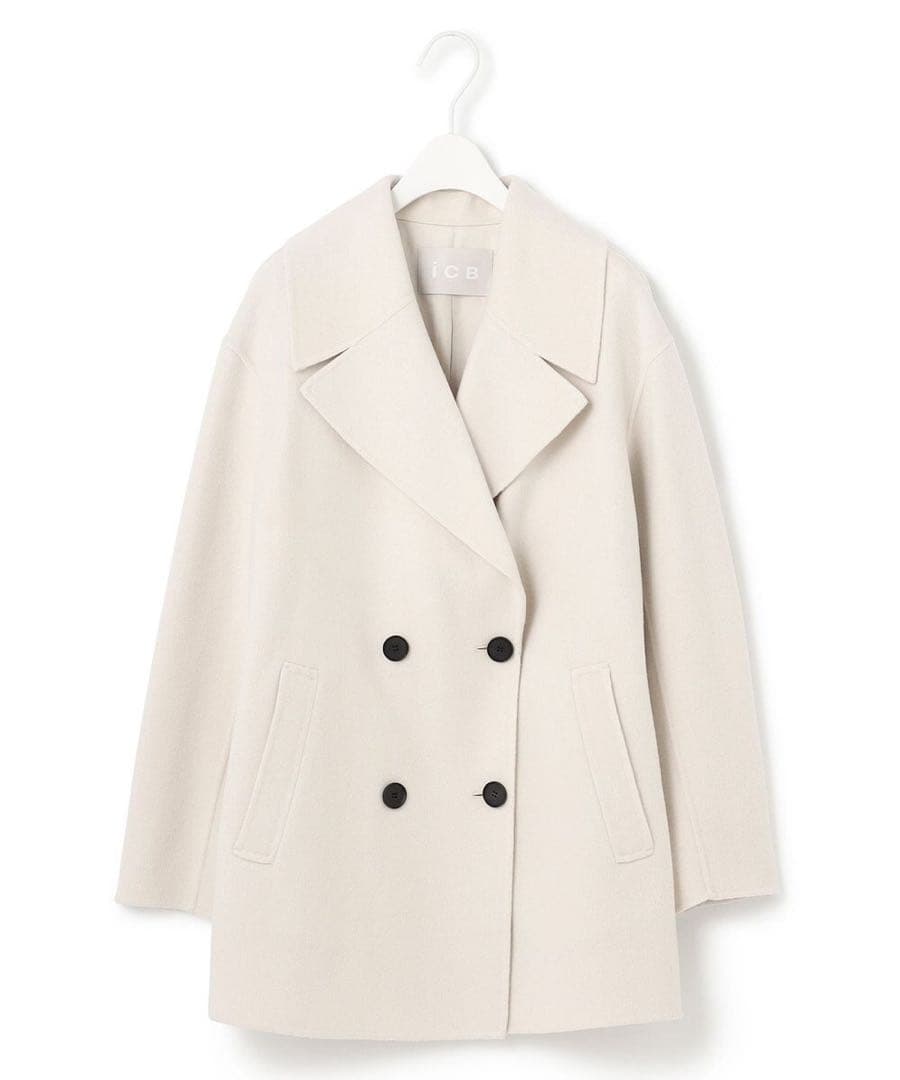 ICB アイシービー　ウールリバー Pコート
