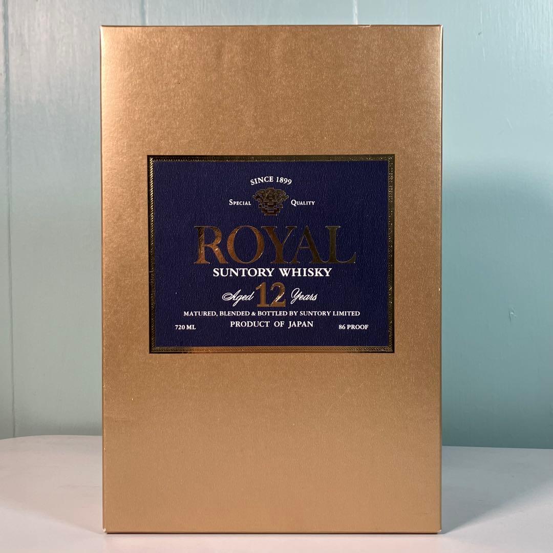 サントリーウイスキー　ローヤル　プレミアム１２年　新品　未開栓　青ラベル