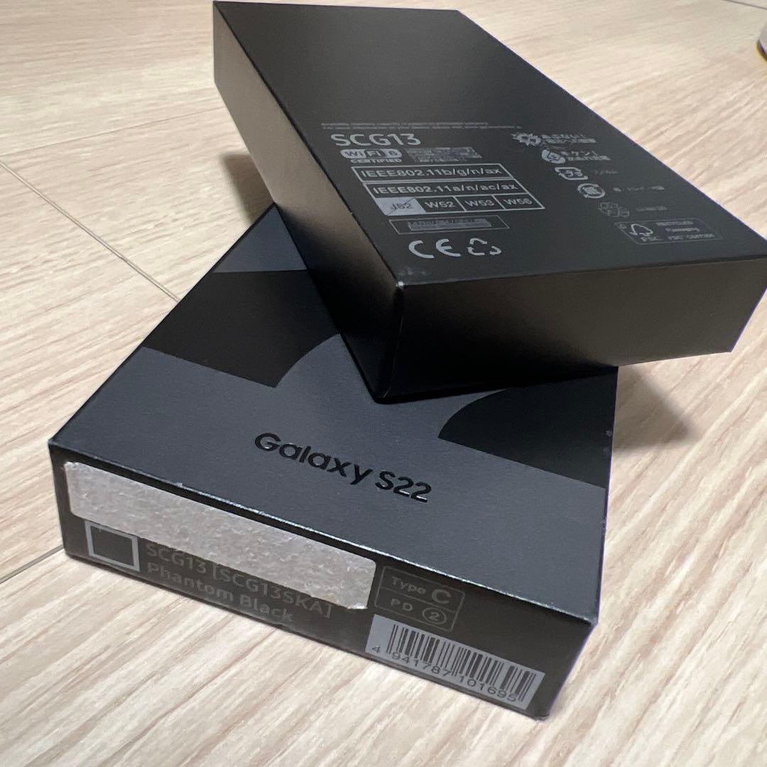 Galaxy S22 SCG13SKA PhantomBlack SIM無