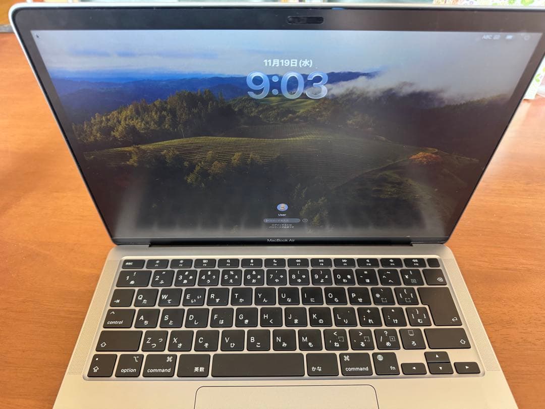 容量97！MacBook Air 13スペースグレイ 日本配列