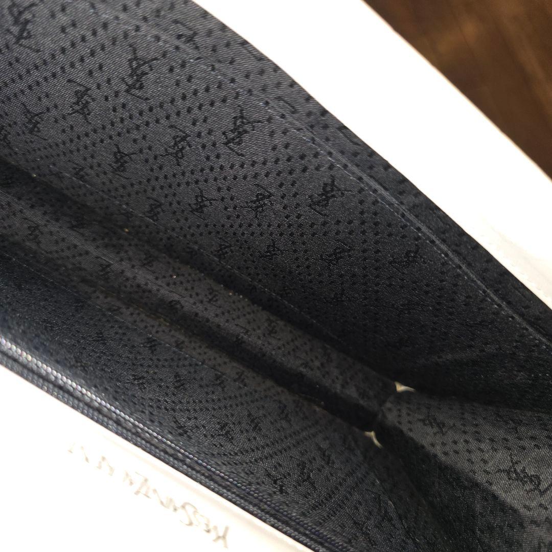 美品✨イヴ・サンローラン　クラッチ　セカンド　バッグ　クロコ型押し　茶　ブラウン