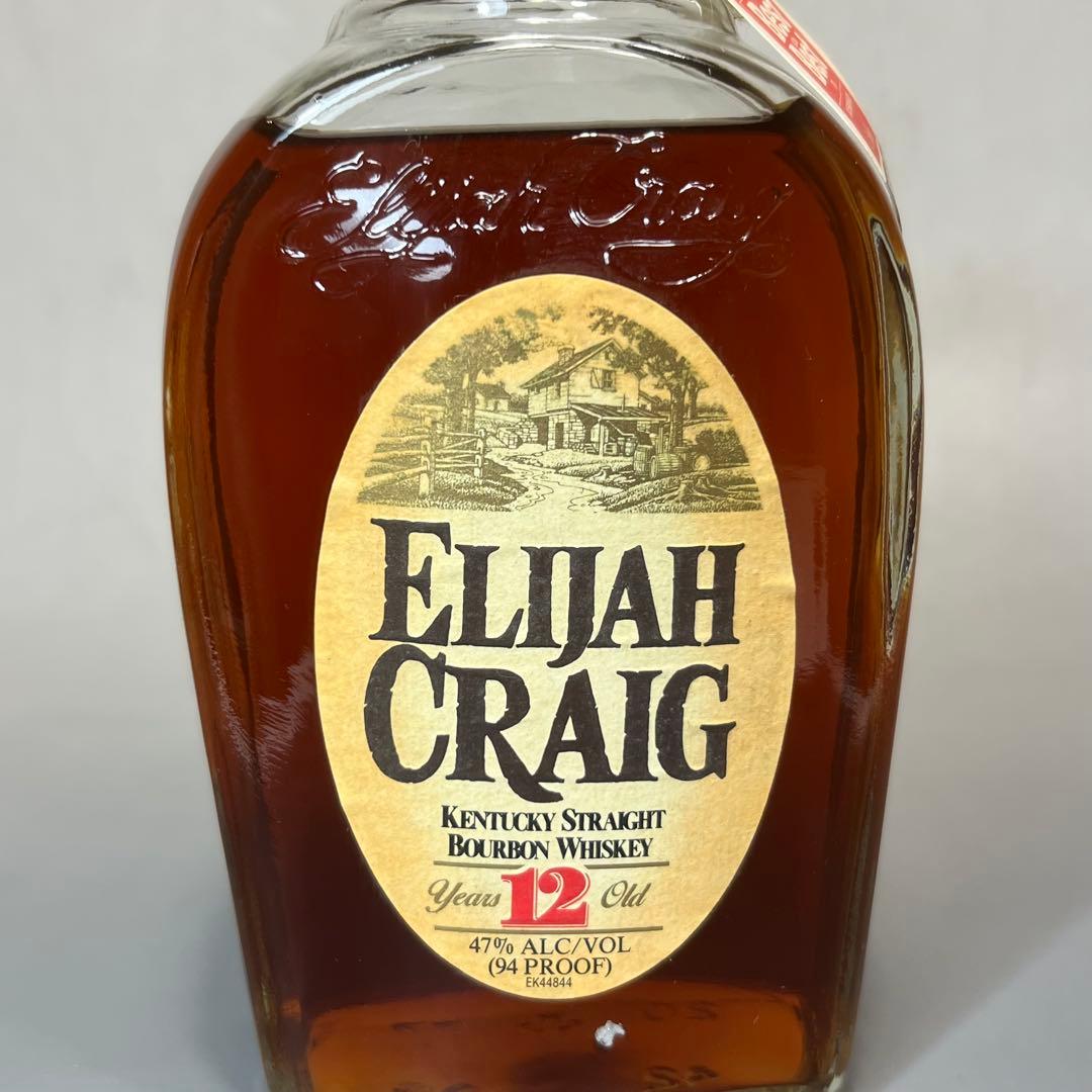 未開栓 古酒 エライジャクレイグ 12年 ウイスキー 箱付 希少